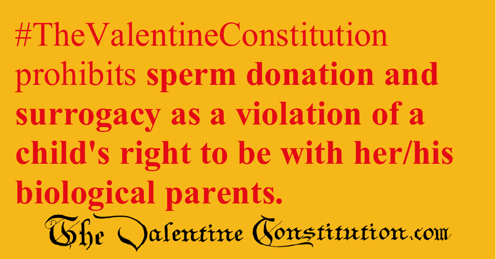RIGHTS > CHILDRENS RIGHTS > Adoption Limits, No Surrogacy