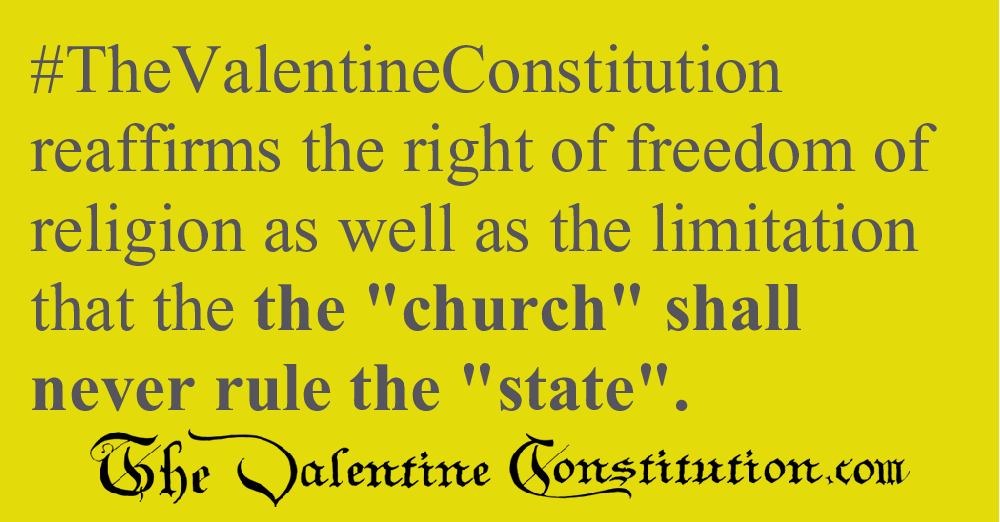 RIGHTS > RELIGION > Church and State