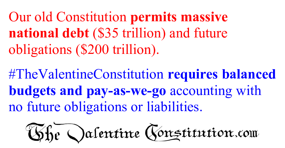 CONSTITUTIONS > COMPARE BOTH CONSTITUTIONS > Our National Debt