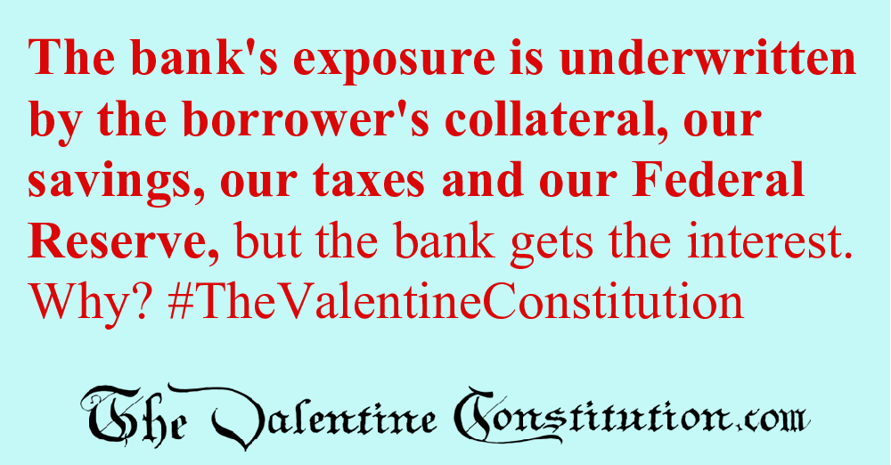 ECONOMY > SINGLE BANK > Taxpayers Underwrite Banks